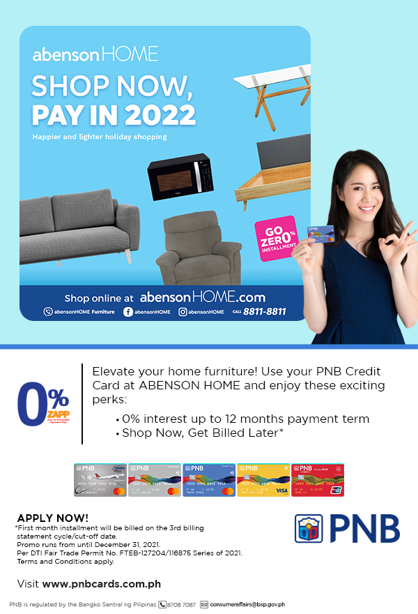 Abenson online discount home credit