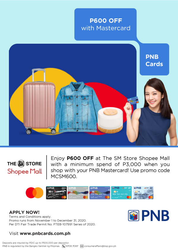 P600 OFF with Mastercard at The SM Store Shopee Mall - Philippine ...
